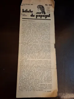 Bilete de papagal - Miercuri 29 Mai 1929 Nr.398