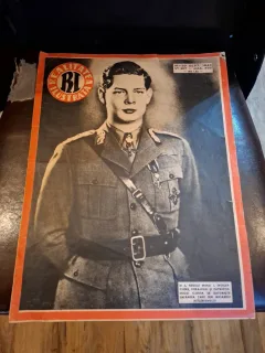 Realitatea ilustrată Nr.907 Anul XVIII , 16-30 Septembrie 1944 - pe coperta M.S. Regele Mihai I
