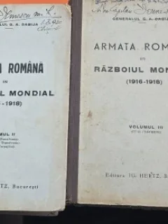 Armata romana in Razboiul Mondial (1916-1918) - 4 volume