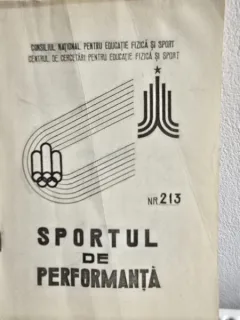 Revista Sportul de performanta Nr. 213