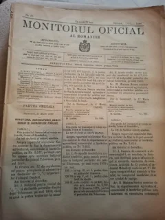 Monitorul Oficial al Romaniei - Nr. 68 - Martie Aprilie - 1880