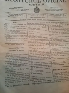Monitorul Oficial al Romaniei - Nr. 69 - Martie Aprilie - 1880