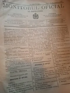 Monitorul Oficial al Romaniei - Nr. 14 - Ianuarie 1880