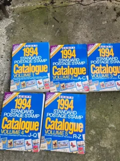 1994 Standard Postage Stamp Catalogue Vol. 1-2-3-4-5 A-Z