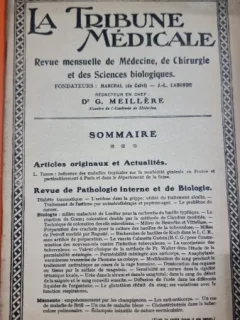 La Tribune Medicale 61 Annee Decembre 1927 Nr. 12
