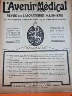 L Avenit Medical Annee 21 Nr. 9 Noiembrie 1924