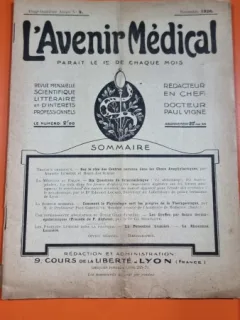 L Avenit Medical 23 Annee Nr. 9 Novembre 1926