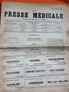 La Presse Medicale Nr. 17 / 1938