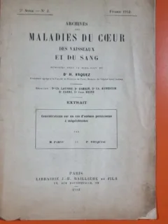 Archives des Maladies du Coeur des Vaisseaux et du Sang - 5 Annee Nr. 2 Fevrier 1912