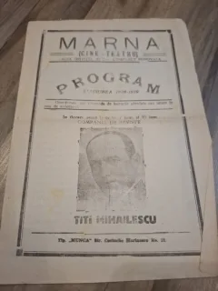 Program Cinema-Teatru Marna