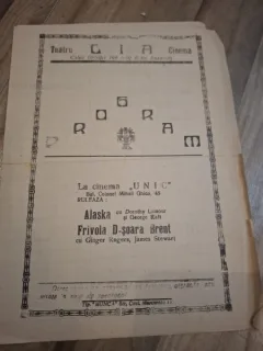Program Teatru Cinema Gia