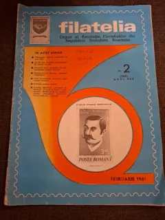 Revista Filatelia Nr.2 Anul XXX Februarie 1981 - Asociația Filateliștilor din Republica Socialistă România