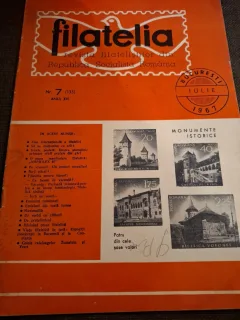 Revista Filatelia  - Nr.7 Anul XVI Iulie 1967