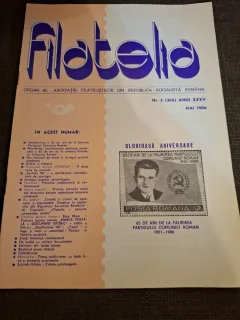 Revista Filatelia Nr.5 Anul XXXV Mai 1986 - Asociația Filateliștilor din Republica Socialistă România