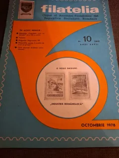 Revista Filatelia Nr.10 Octombrie 1978 Anul XXVII - Asociația Filateliștilor din Republica Socialistă România