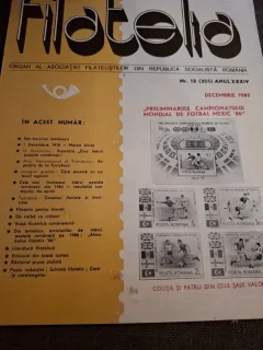 Revista Filatelica Nr.12 Decembrie 1985 Anul XXXIV - Asociația Filateliștilor din Republica Socialistă Română