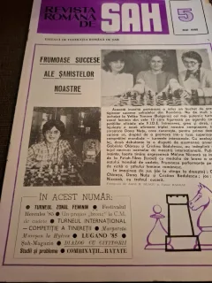 Revista Română de Șah - Nr.5 1985 Mai