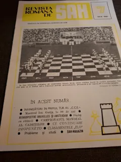Revista Română de Șah - Nr.7 1987 Iulie