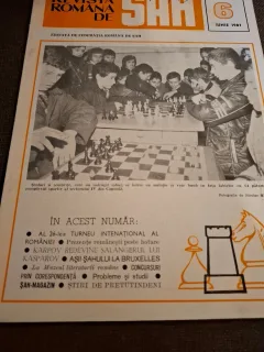 Revista Română de Șah - Nr.6 1987 Iunie
