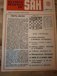 Revista Română de Șah - Nr.8 1983 August