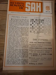 Revista Română de Şah - Nr.6 1984 Iunie