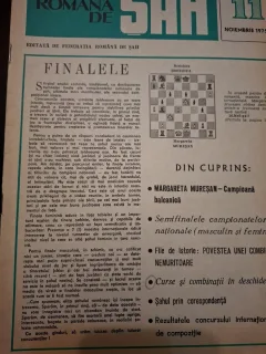 Revista Română de Șah - Nr.11 1975 Noiembrie
