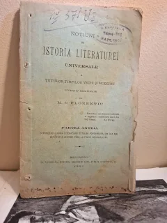 Notiuni de istoria literaturii universale - M. C. Florentiu