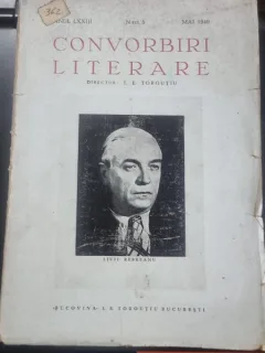 Convorbiri literare numarul 5, anul LXXIII, mai 1940