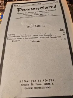 Revista Penitenciarul nr.6/1936
