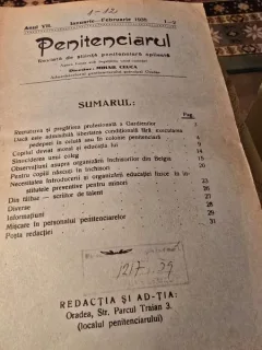 Revista Penitenciarul nr.1-2/1938