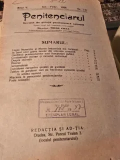 Revista Penitenciarul nr.1-2/1936