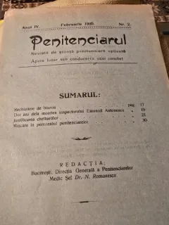 Revista Penitenciarul nr.2/1935