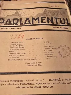 Revista Parlamentul nr.9/1929