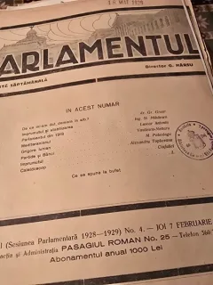 Revista Parlamentul nr.4/1929