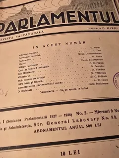 Revista Parlamentul nr.2/1927