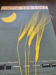 Campia sub luna - muzica Vasile Veselovski, versuri Aurel Storin, partitura