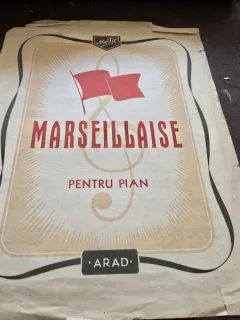 Marseillaise pentru pian, partitura