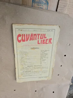 CUVÂNTUL LIBER - nr 8, 16 mai 1921