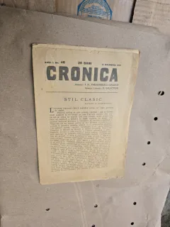 Cronica - nr 40, 15 noiembrie 1915