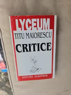 Critice - Titu Maiorescu