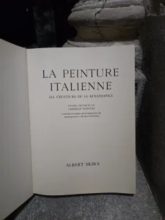 LA PEINTURE ITALIENNE - Lionello Venturi