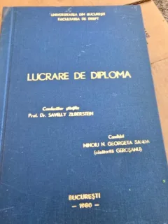 Lucrare de diploma. Imparteala judiciara in practica instantelor judecatoresti - coordonator Savelly Zilberstein