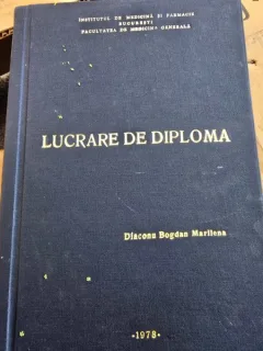Lucrare de diploma. Cercetari privind tratamentul actual in intoxicatia profesionala cu plimb - coordonator T. Niculaescu