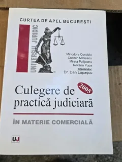 Culegere de practica judiciara in materie comerciala - Minodora Condoiu