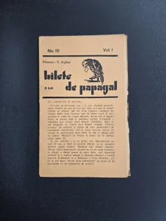 Bilete de papagal Nr.19 Vol.I - T. Arghezi