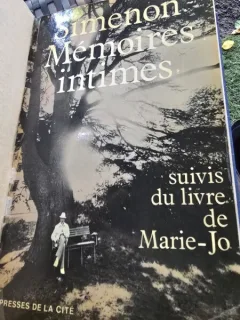 Memoires intimes - Georges Simenon text in limba franceza