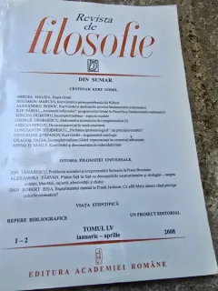 Revista de filosofie nr.1-2/2008