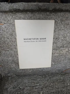 Magnetofon Maiak - instructiuni de depanare