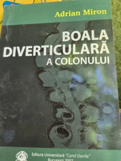 Boala diverticulara a colonului - Adrian Miron