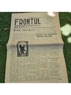 Ziarul Frontul Maramuresului din 28 aprilie 1940